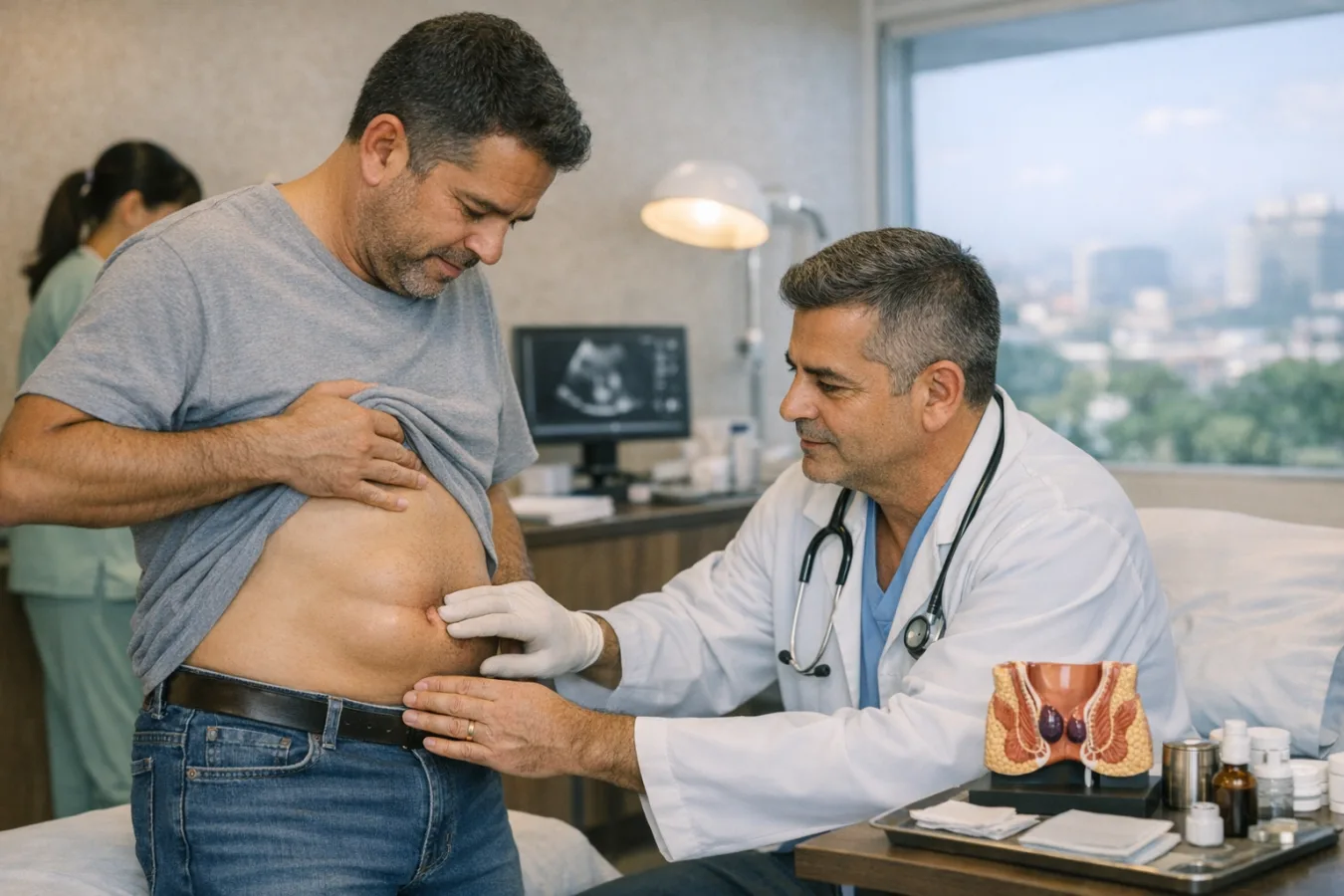 ¿Qué médico trata la hernia abdominal?